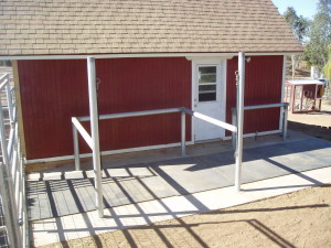 Cross Ties and Hitching Post